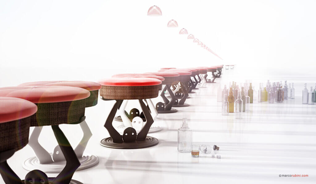 migranti vip stool design